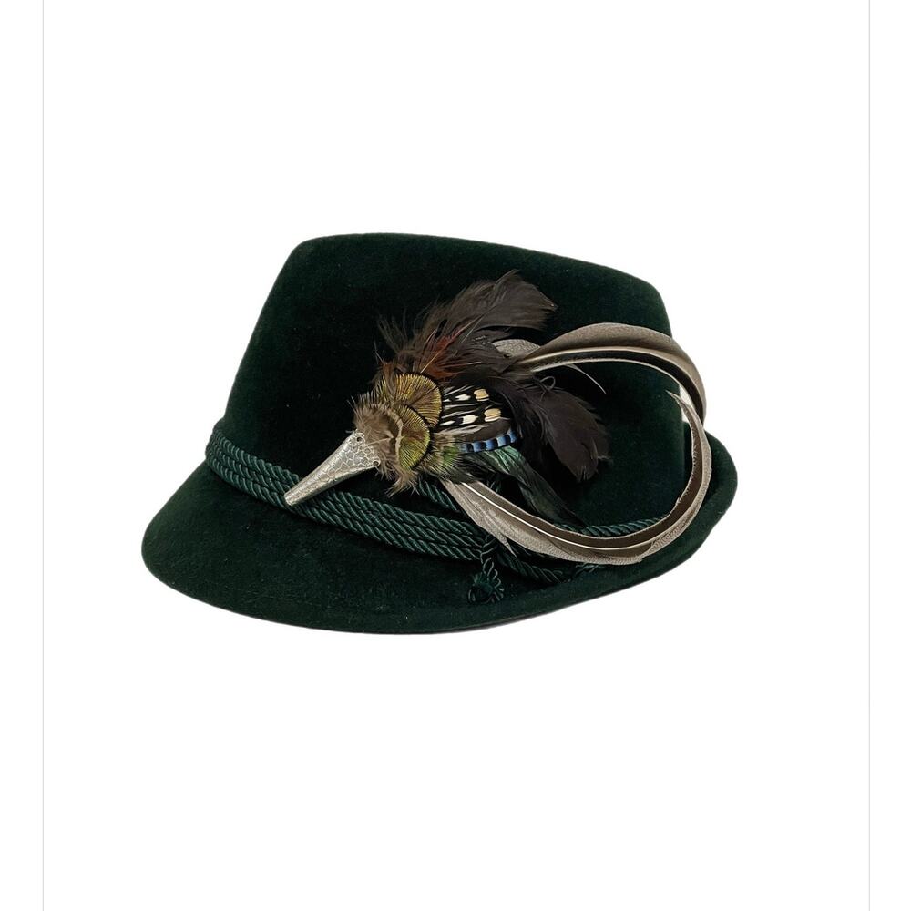 Vintage Bavarian Hat Bavarian Shop Golimbeck Lembert, Wiesbaden, West Germany
